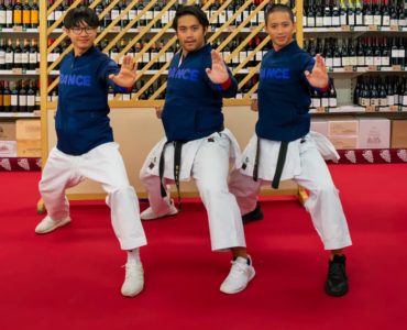 Equipe de France Kata en visite au club
